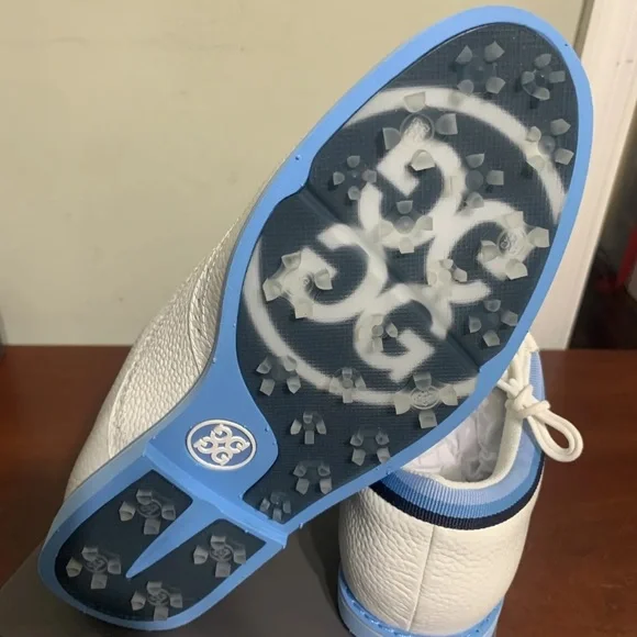 G/fore ladies gallivanter ladies white blue golf shoes size 6.5 - Picture 5 of 7